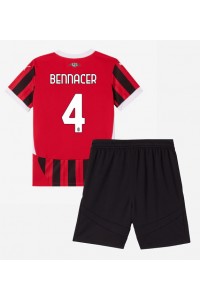 AC Milan Ismael Bennacer #4 Babyklær Hjemme Fotballdrakt til barn 2024-25 Korte ermer (+ Korte bukser)